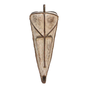 Authentic Large Fang Mask With Ritual Ropework