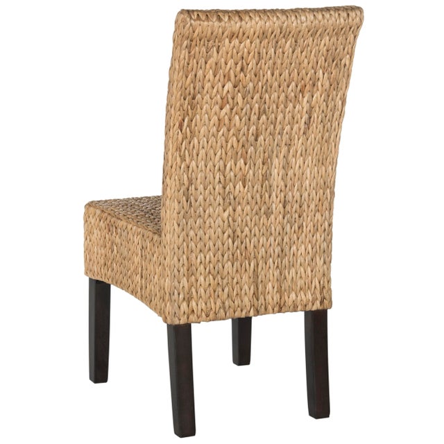 2020s Anna 18''H Wicker Dining Chair in Natural - a Pair For Sale - Image 5 of 8