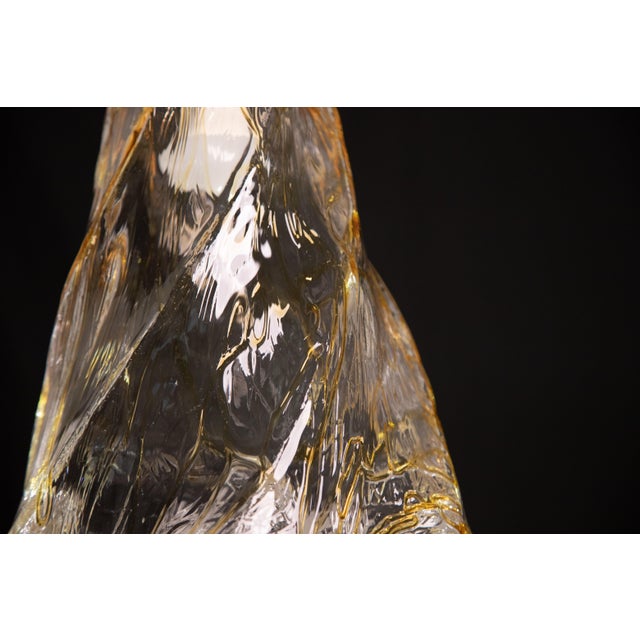 Murano Gold Flush Mount, 1980s For Sale - Image 11 of 13