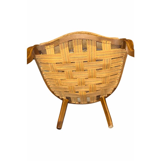 Vintage Victorian Style Walnut Chair with Floral Upholstery, 1920s For Sale - Image 3 of 5