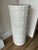 White Vintage Chinoiserie White Ceramic ‘Faux Cane’ Umbrella Stand For Sale - Image 8 of 9
