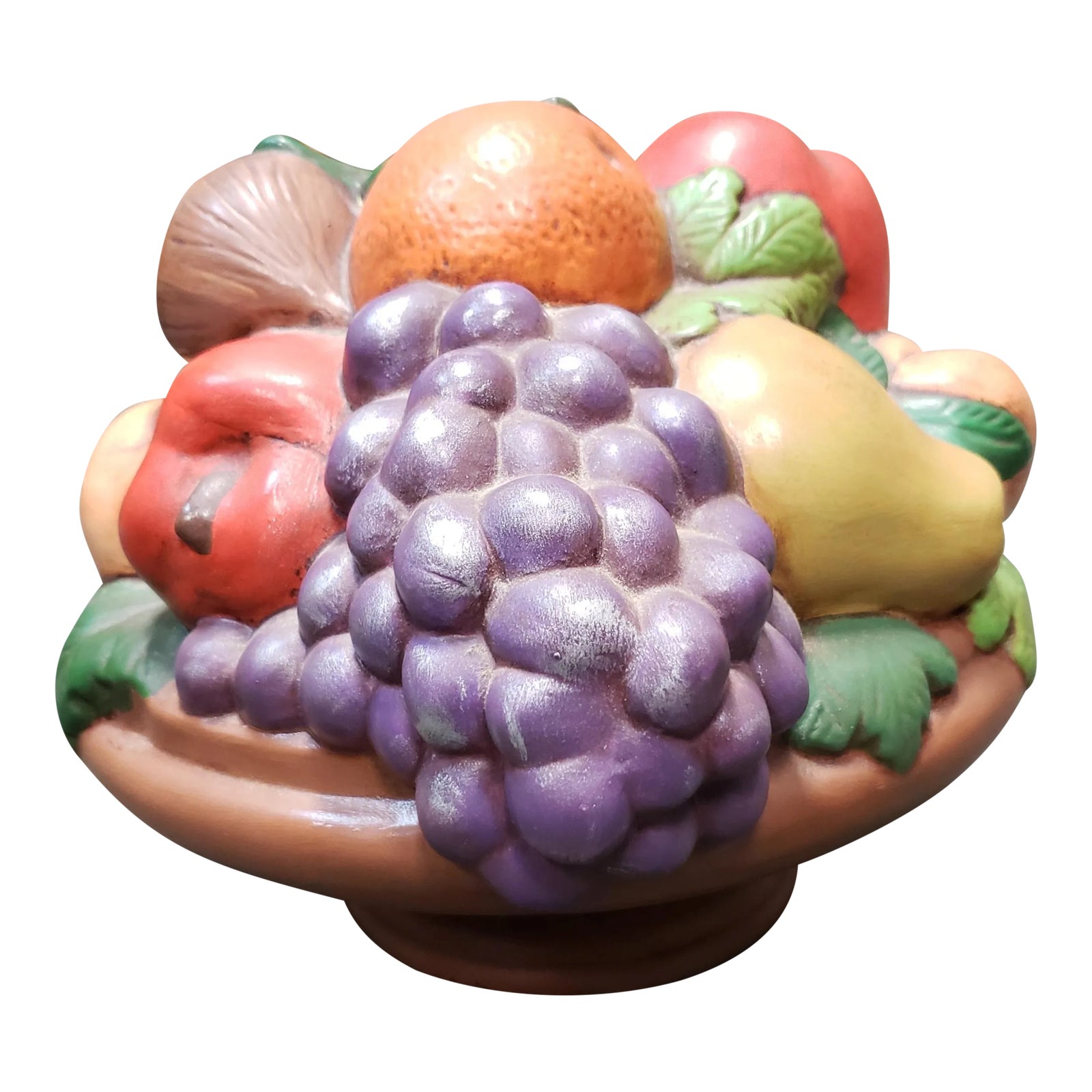 Vintage Hand Painted Ceramic Fruit Bowl Chairish — free download
