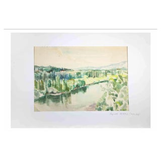 Reynold Arnould, Landscape, Drawing, 1960 For Sale