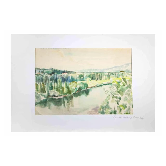 Reynold Arnould, Landscape, Drawing, 1960 For Sale