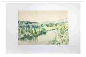 Reynold Arnould, Landscape, Drawing, 1960