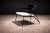 Wood Armchair in Metal and Wood With Ebony Finish, Carlo Hauner & Martin Eisler, 1950s For Sale - Image 7 of 10