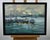 Oil painting Ships at the Dock in a Calm Sea Yuriy Suprunchuk is an atmospheric marine landscape filled with silence,...