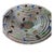Vintage Murano Italy Fused Glass Centerpiece Bowl Huge 22" MCM Architectural Ves For Sale