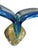 Murano Bird Art Glass Sculpture With Blue & Gold Aventurine by Sandro Frattini, 21/70 For Sale In Las Vegas - Image 6 of 11