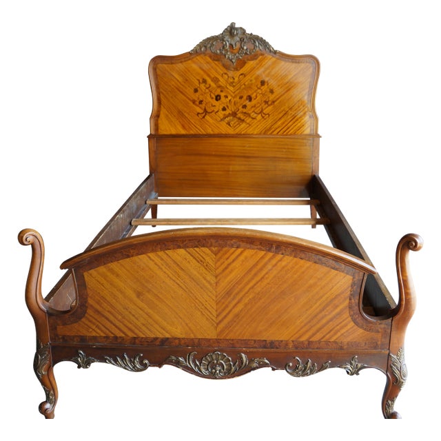 Antique French Provincial Twin Bed Frame For Sale