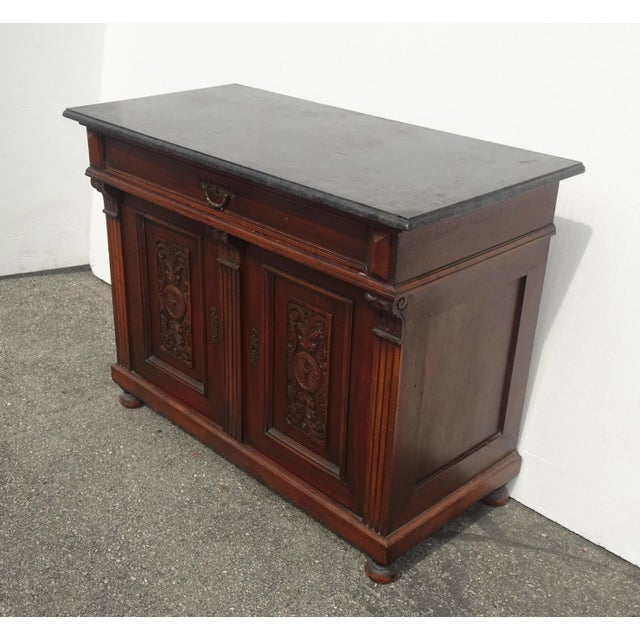 Gorgeous Sideboard in Good Vintage Condition. This is a very old piece and has wear that is usual for its age. Please note...