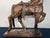 Antique American Folk Art Composition Plaster Horse With Leather Saddle & Horsehair Tail For Sale - Image 9 of 11