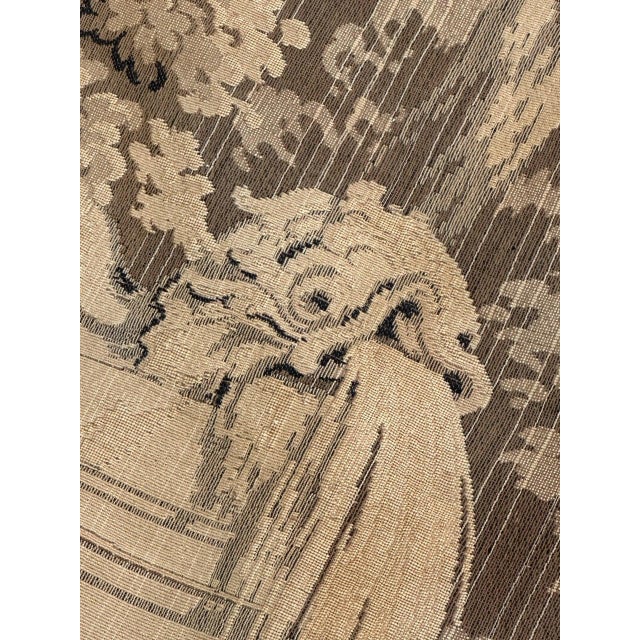 Antique French Aubusson Jacquard Tapestry Panel, 1920s For Sale - Image 18 of 18