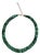 Mini Cleopatra Malachite Collar Necklace With Diamonds & 14k Gold For Sale