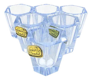 Art Deco Vodka Shots, 1950s, Set of 6