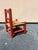 Red Vintage Mexican Folk Art Children’s Chair For Sale - Image 8 of 11