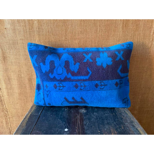 Vintage Turkish Wool Dragon Pillow For Sale - Image 10 of 17