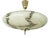 Art Deco Pendant Light in Marble Glass, 1930s For Sale