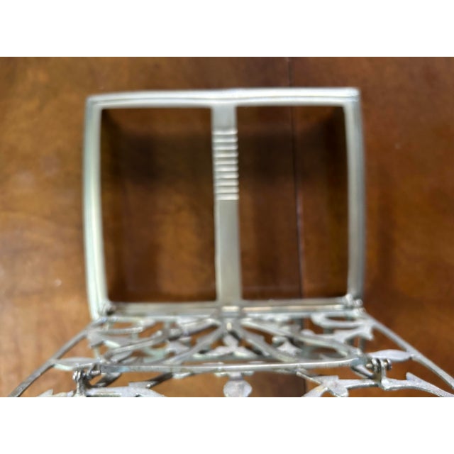 Mid 20th Century Mid 20th Century Vintage Victorian Style Brass Folding Adjustable Bookstand For Sale - Image 5 of 5