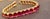 Modern 48 Carat Natural Fine Oval Pink Tourmaline Bracelet 14 Karat Yellow Gold, 7 Inch For Sale - Image 3 of 8