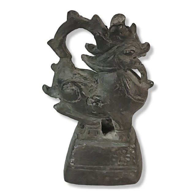 Early 20th Century Antique Burmese Bronze Opium Weights Set of 6 For Sale - Image 5 of 13