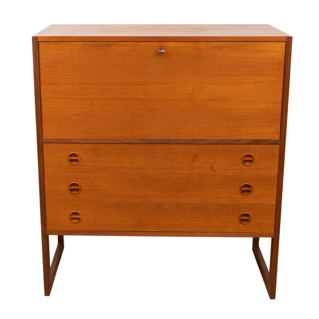 Danish Wooden Highboard by Arne Wahl Iversen For Sale