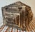 Early 20th Century Early 20th Century Square Tramp Art Hinged Lidded Box For Sale - Image 5 of 10