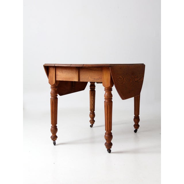 Antique Drop Leaf Table For Sale - Image 10 of 16