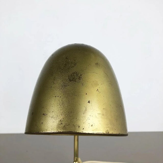 Brass Metal Table Light, Germany For Sale - Image 9 of 18