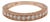 14k 585 Solid Rose Gold Side Engraving Natural Diamond Band Ring, Size 8 For Sale