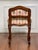1940s Don Ruseau Louis XV Style Upholstered Vanity or Side Chair in Walnut, 1940s For Sale - Image 5 of 18