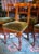 Mid 19th Century Mid 19th Century Set of Four Wood and Green Velvet Side Chairs For Sale - Image 5 of 13