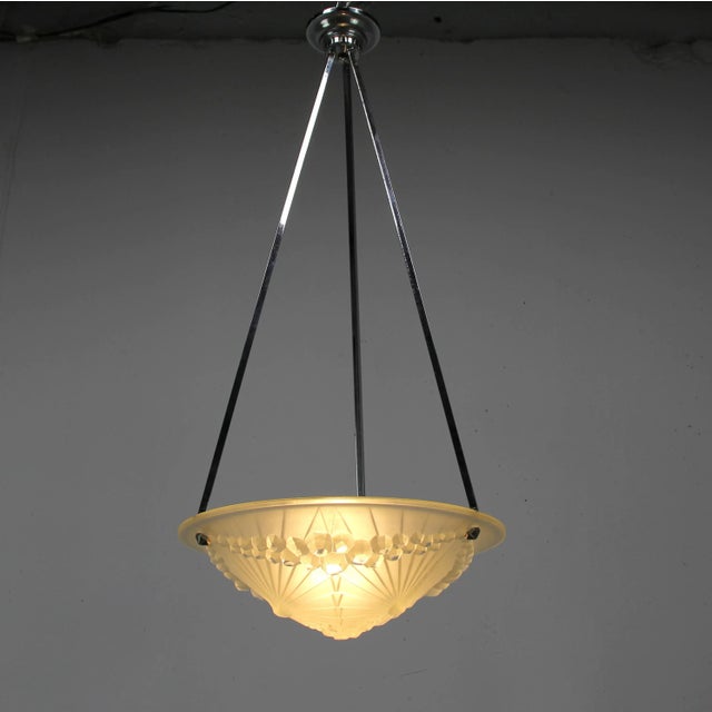 Signed Art Deco 1044 Lamp by Charles Schneider For Sale - Image 3 of 13