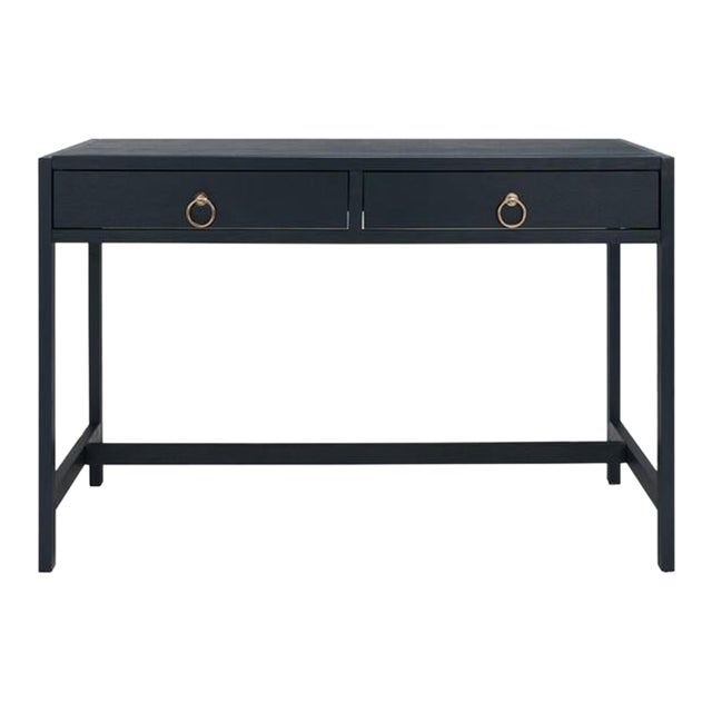 Esther 2 Drawer Desk - Navy For Sale
