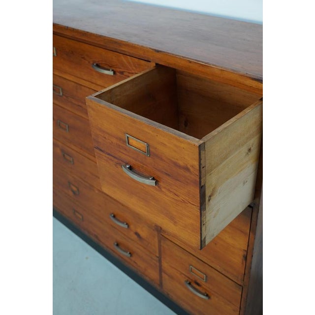 Dutch Pitch Pine Apothecary Cabinet, 1930s For Sale - Image 13 of 15