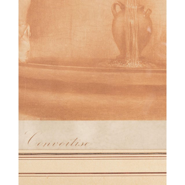 Wood 1900 - 1909 France Sienna Wood Painting For Sale - Image 7 of 15