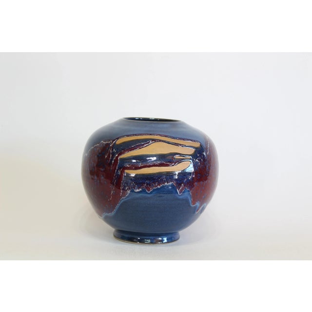 Hand Thrown Ceramic Vase For Sale In Miami - Image 6 of 7