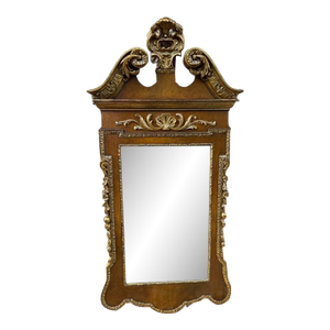 Late 20th Century George II Style Parcel Gilt Beveled Mirror Frame by Decorative Arts Inc, Ny