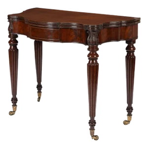 Samuel Field MacIntire (Attributed) Mahogany Flip Top Game Table (1810-15)