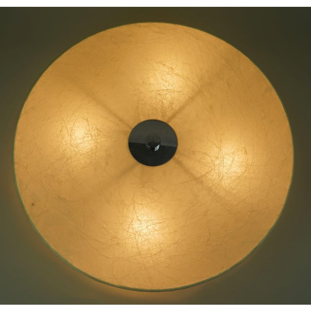1960s Mid-Century Modern Cocoon Ceiling Lamp with Op Art Pattern by Fritz Wauer for Goldkant Leuchten For Sale - Image 5 of 15