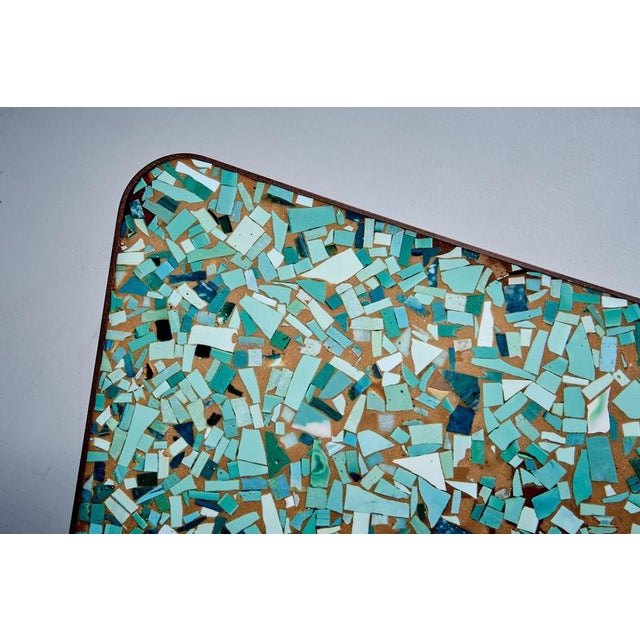 Metal Hand-Crafted Terrazzo Coffee Table by Felix Muhrhofer For Sale - Image 7 of 12