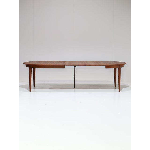 Model 55 Extendable Dining Table in Teak by Omann Jun, Denmark, 1960s For Sale - Image 18 of 18