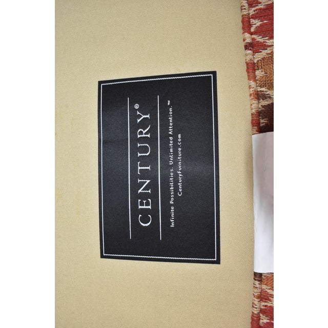 Century Furniture Striped Lounge Chair For Sale - Image 10 of 12