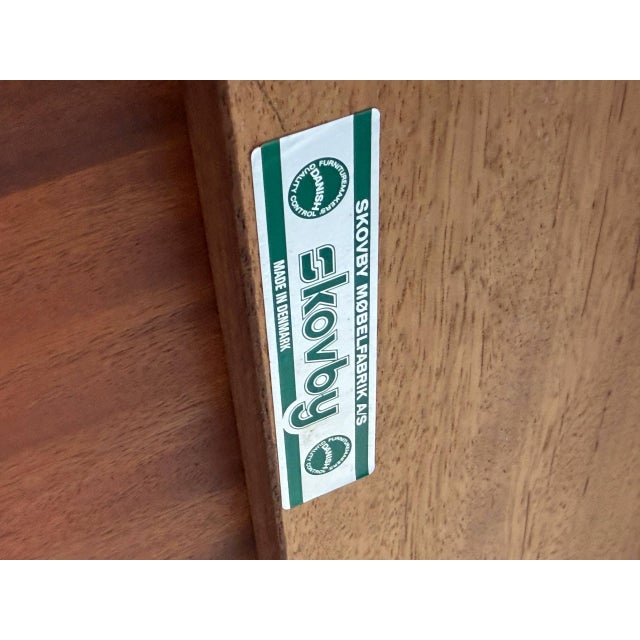 Skovby Møbelfabrik A/S Skovby Mobelfabrik Rosewood Extendable Dining Table Denmark Mid-Century Modern 1970s For Sale - Image 4 of 15
