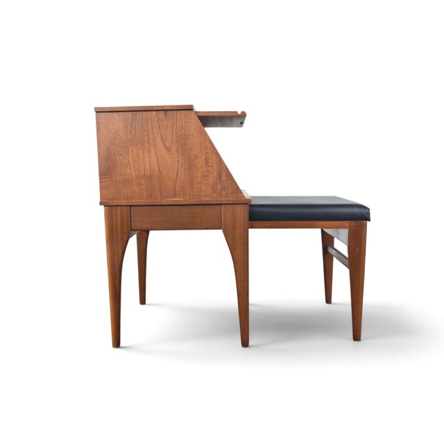 Mid 20th Century Small Chippy Telephone Bench With Pullout Seat For Sale - Image 13 of 13