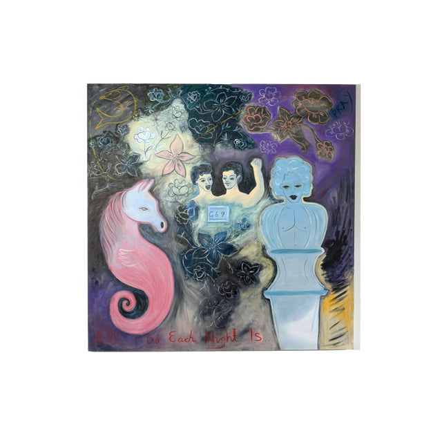 Steven E Robertson, All I Do Each Night Is… Pray, 2025, Oil on Canvas For Sale - Image 10 of 10