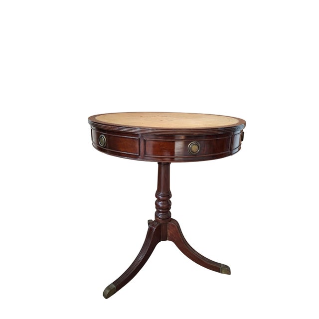 Vintage Drum Table, 1980s For Sale - Image 14 of 15