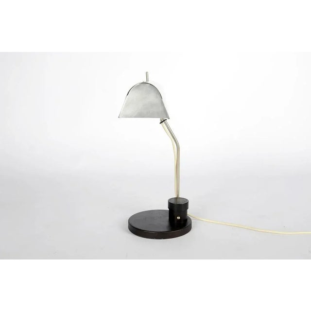 Black Vintage Architect Table Lamp by Veb-Metalldrcker, 1960s For Sale - Image 8 of 10