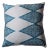 Contemporary Blue Ikat Decorative Pillow For Sale In Washington DC - Image 6 of 6