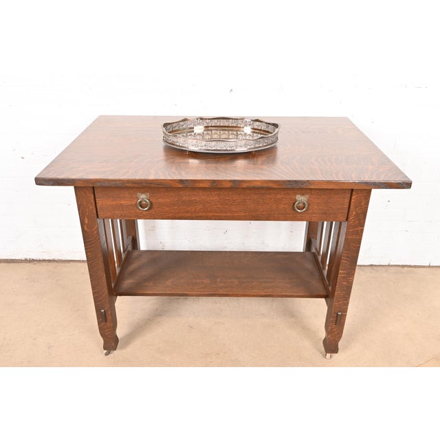 Sheffield English Victorian Silverplate Handled Reticulated Serving Tea Tray For Sale - Image 10 of 11